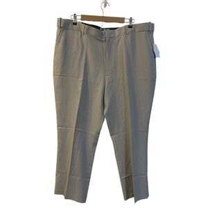 Haband's Fit Forever Mens Big and Tall Dress Pants Adjustable Waist Size 44S